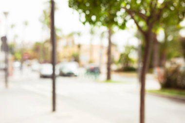 kentsel sokak bulanık arka plan