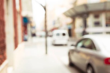 kentsel sokak bulanık arka plan