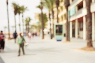 kentsel sokak bulanık arka plan