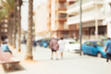 kentsel sokak bulanık arka plan