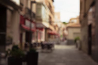 kentsel sokak bulanık arka plan