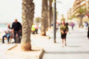 kentsel sokak bulanık arka plan