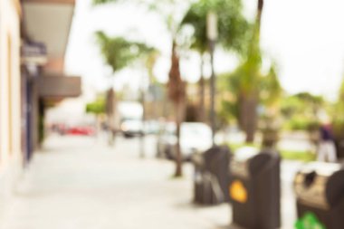 kentsel sokak bulanık arka plan