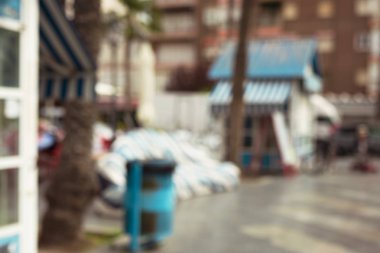 kentsel sokak bulanık arka plan