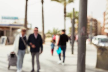 kentsel sokak bulanık arka plan