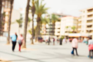 kentsel sokak bulanık arka plan