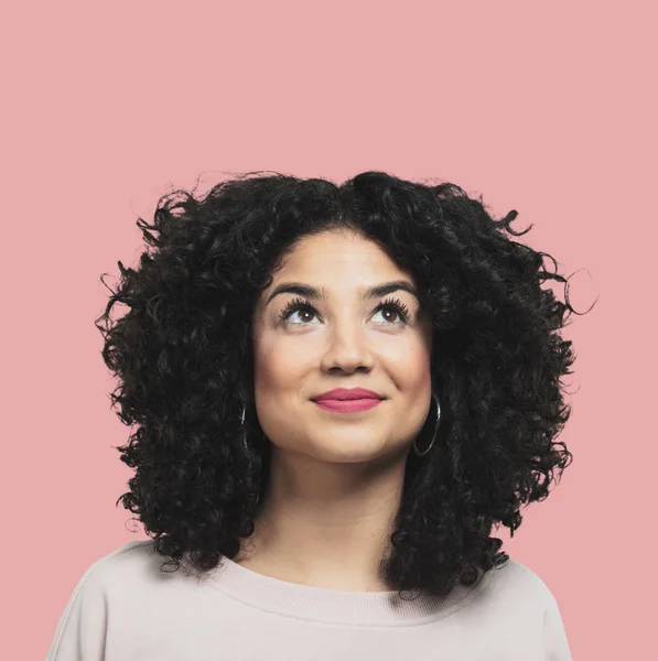 Mujer Joven Riendo Feliz — Foto de Stock