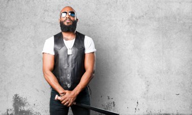 bir beysbol sopası ile deli zenci