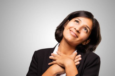 Latin iş kadını aşık