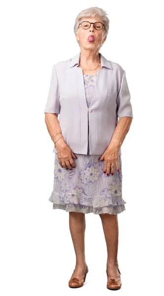 Saggy old woman 