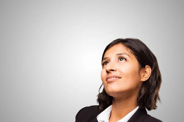 Latin Business Woman Crossing Arms — Stock Photo, Image