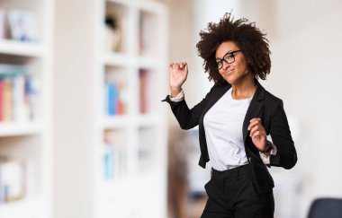 iş siyah kadın dans, seçici odak