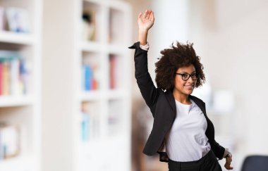 iş siyah kadın dans, seçici odak