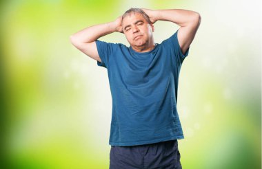 Olgun adam daha gevşek jest