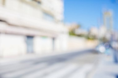 kentsel sokak bulanık arka plan