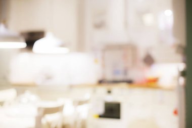 Modern ev dış arka plan bulanık