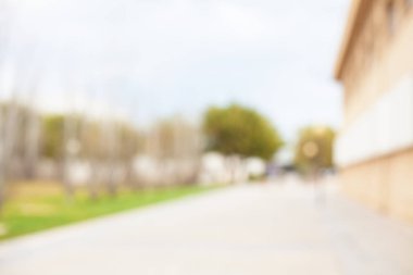 Yaz aylarında bulanık park arka plan