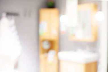 Modern ev iç arka plan bulanık