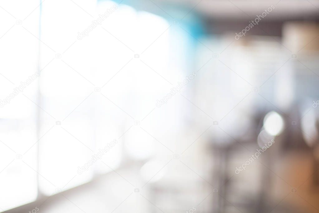 abstract shopping center blurred background