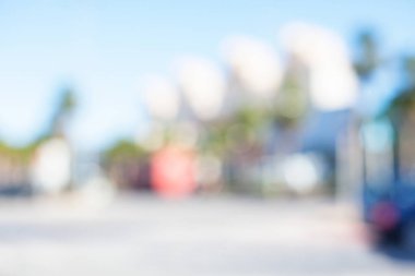 kentsel sokak bulanık arka plan