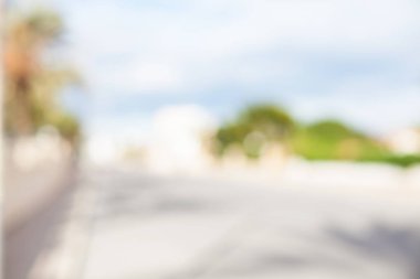 Yaz aylarında bulanık park arka plan