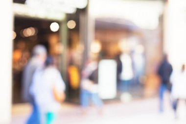 Soyut alışveriş merkezi bulanık arka plan