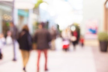 Soyut alışveriş merkezi bulanık arka plan