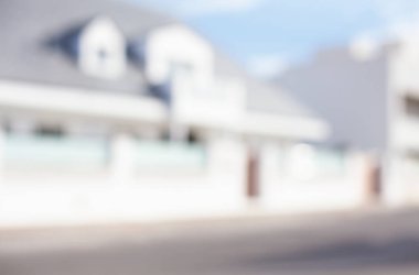 Modern ev dış arka plan bulanık