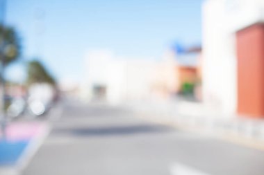 kentsel sokak bulanık arka plan