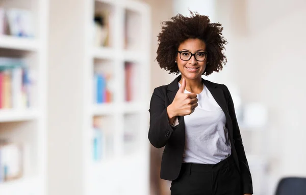 business black woman doing okay gesture