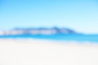 Soyut plaj yaz aylarında arka plan bulanık