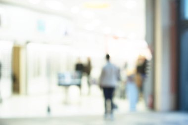 Soyut alışveriş merkezi bulanık arka plan