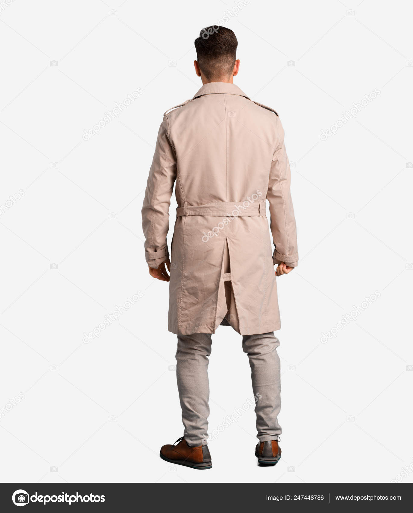 Trench coat clearance back