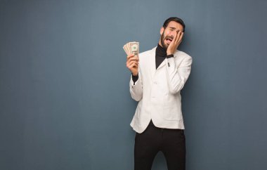 İş adamı umutsuz ve mutsuz