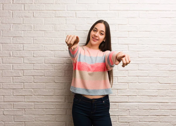 Young Modern Woman Cheerful Smiling — Stock Photo, Image