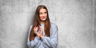 Beyaz kadın bir planı oluşturulması