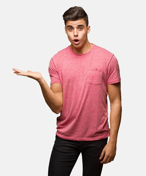 Young Handsome Man Confused Doubtful — Stock Photo, Image