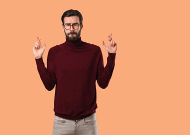 Genç, doğal bir erkek şans diliyor.