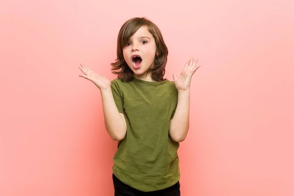 Little Boy Surprised Shocked — Stock Photo, Image