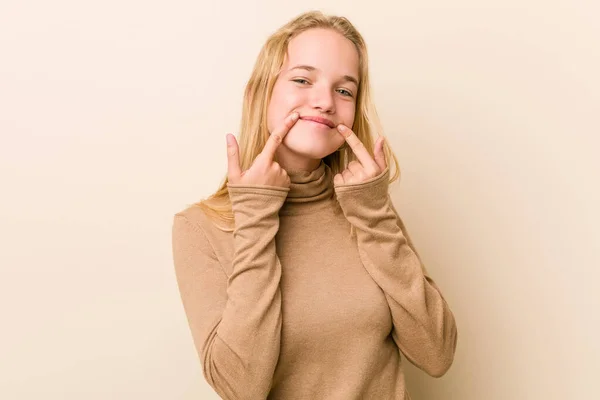 Mulher Adolescente Bonito Natural Duvidando Entre Duas Opções — Fotografia de Stock