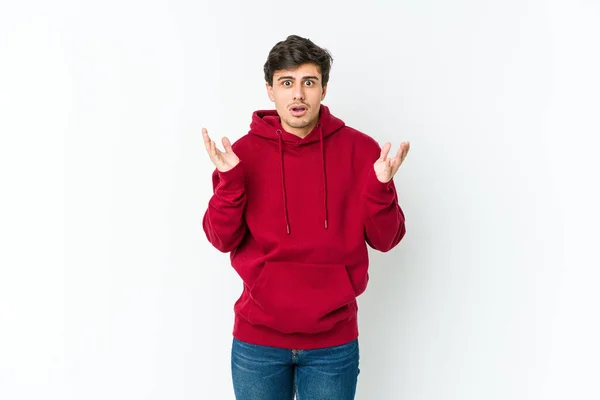 Young Cool Man Surprised Shocked — Stock Photo, Image