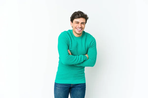 Young Cool Man Laughing Having Fun — Stock Photo, Image