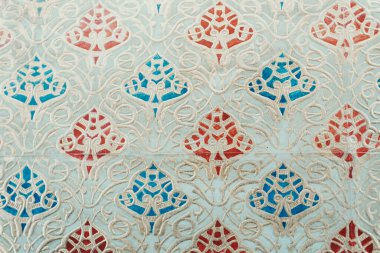 İspanya 'da Cadiz' de bir duvara oyma duvar kâğıdı.