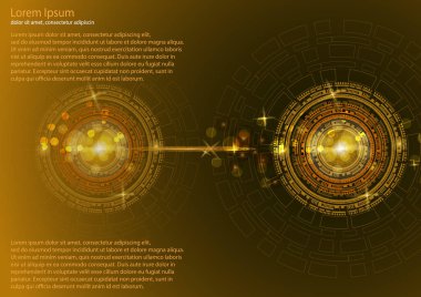 Vektör soyut arka plan, tasarım, teknoloji iletişimi, konsept, dijital iş. Sunum için şablon. Vektör illüstrasyonu
