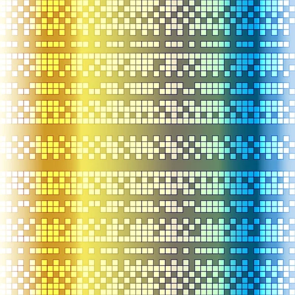Fondo Abstracto Brillante Cuadrados Colores Pequeños Pixel — Vector de stock