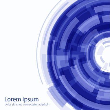 Renkli soyut eşmerkezli daire arka plan tasarımı. İş konsepti. Broşür ve afiş şablonu.