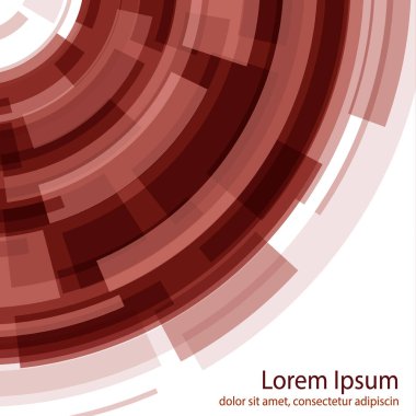 Renkli soyut eşmerkezli daire arka plan tasarımı. İş konsepti. Broşür ve afiş şablonu.