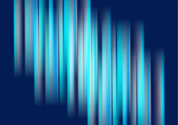 抽象的な暗い背景 光の効果に輝く線の色 ベクターイラスト — ストックベクタ