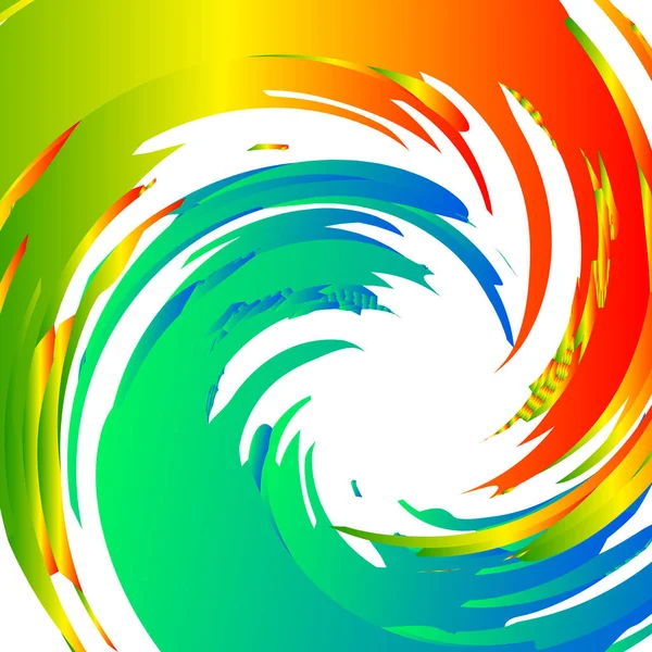 Vector Ondas Coloridas Abstractas Brillantes — Vector de stock