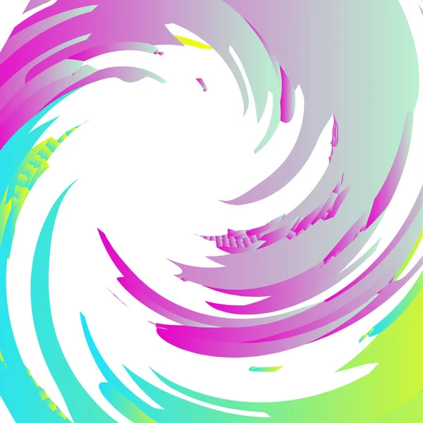 Vector Ondas Coloridas Abstractas Brillantes — Vector de stock